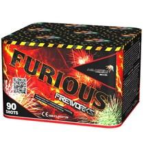 Батарея салютов (0,8"х 90) 6 эфф Furious