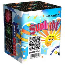 Батарея салютов (1"х  9) 3 эфф Sunlight
